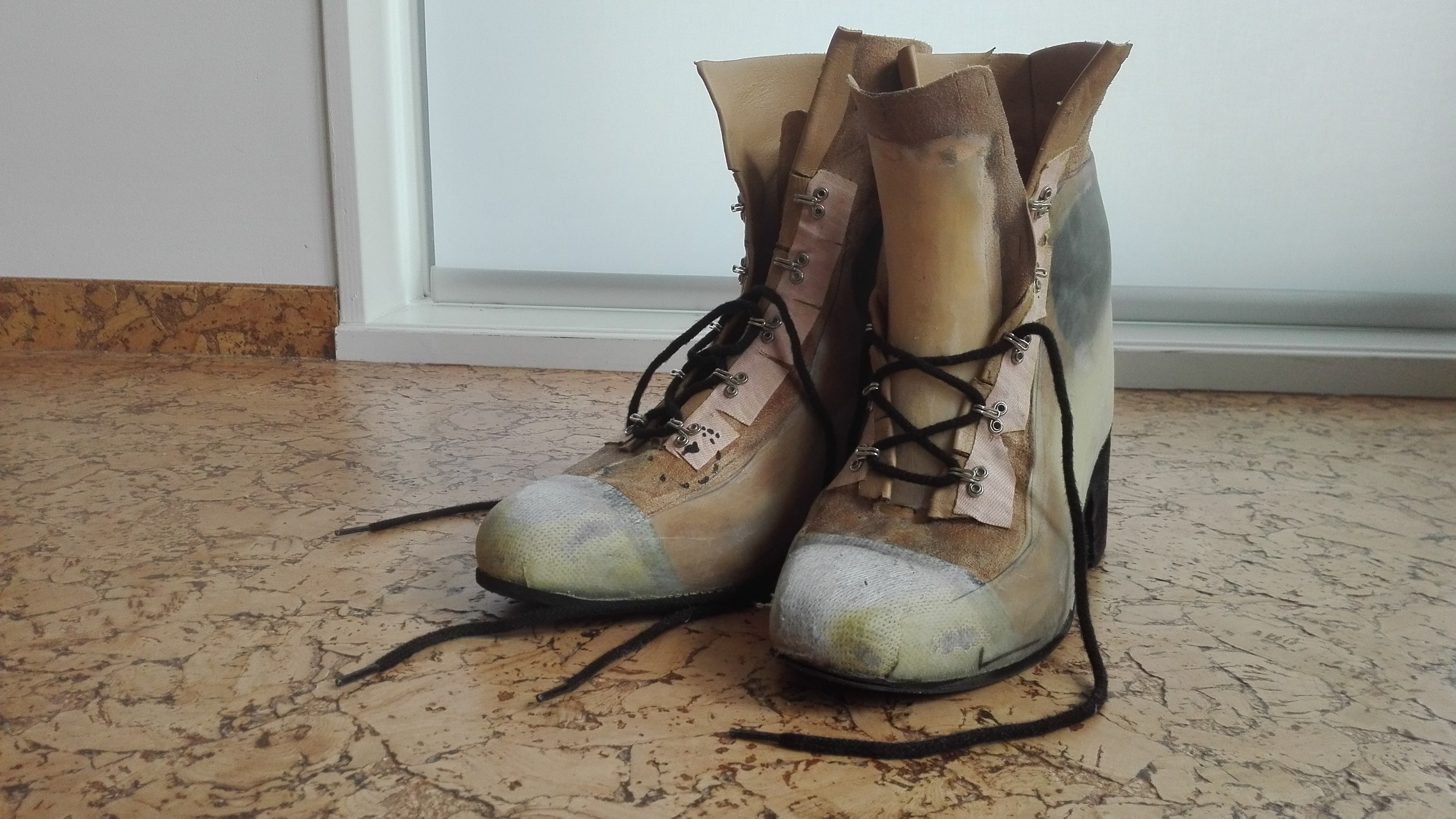 Aangepaste schoenen van Linda