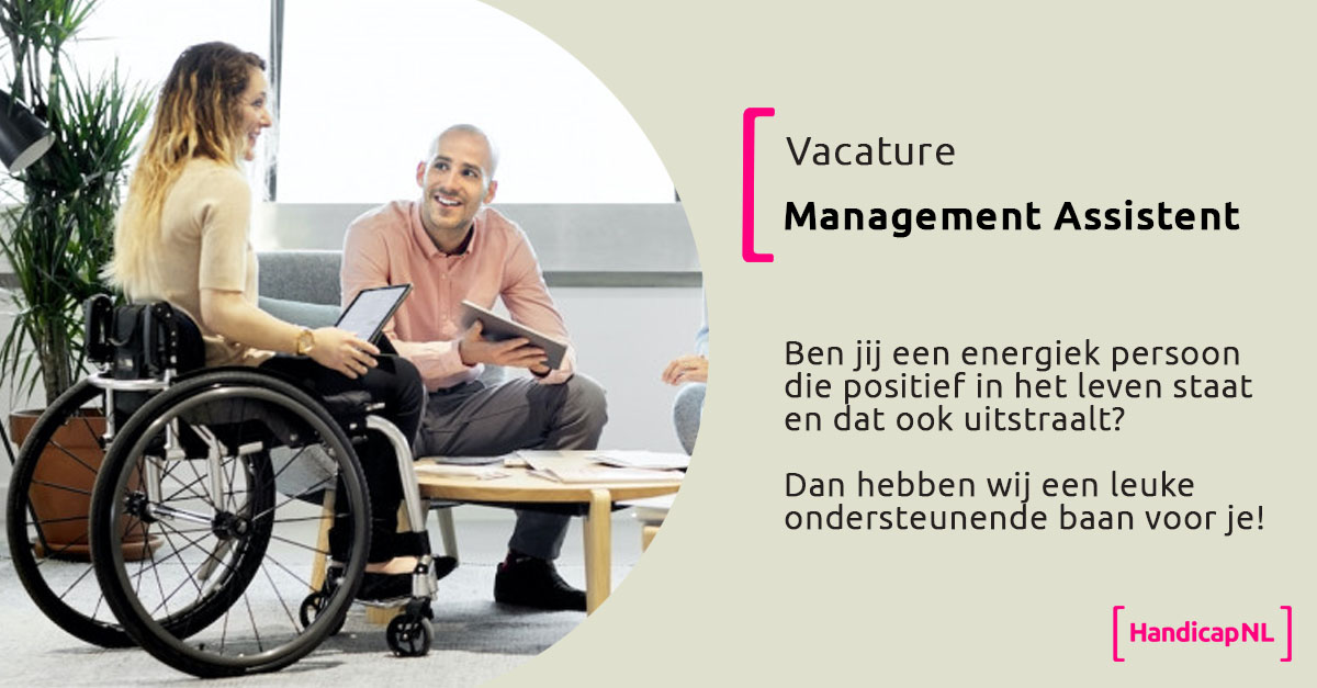 Vacature: Management Assistent M/v/x - HandicapNL