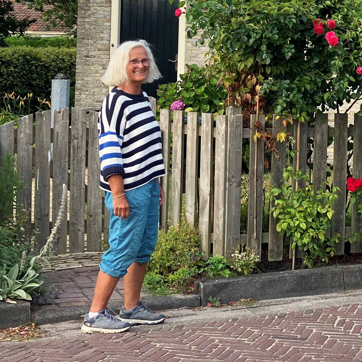 Ingrid collecteert voor HandicapNL|Foto collectant Ingrid|Ingrid collecteert al 50 jaar