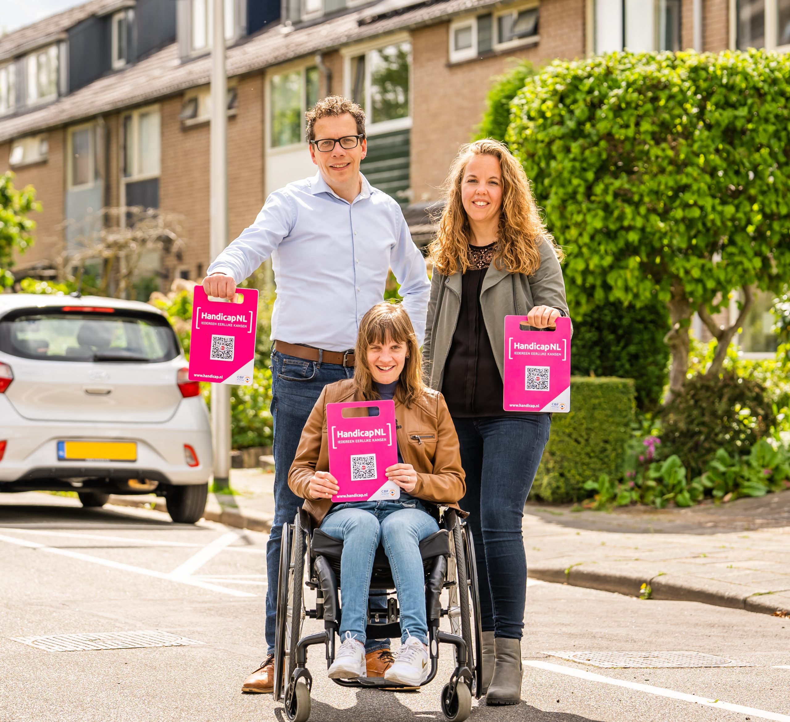 Collecteweek met QR-bord