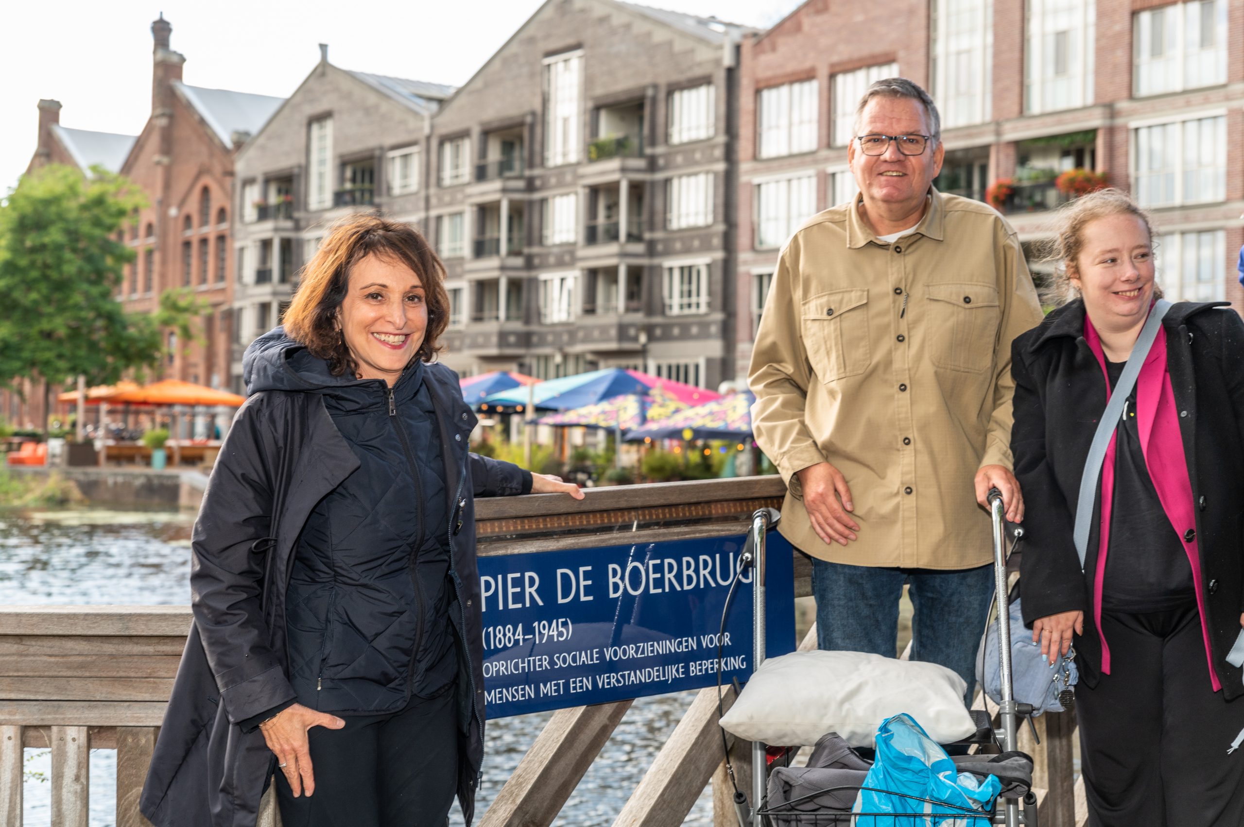 Wethouder onthult Pier de Boerbrug|Pier de Boerbrug