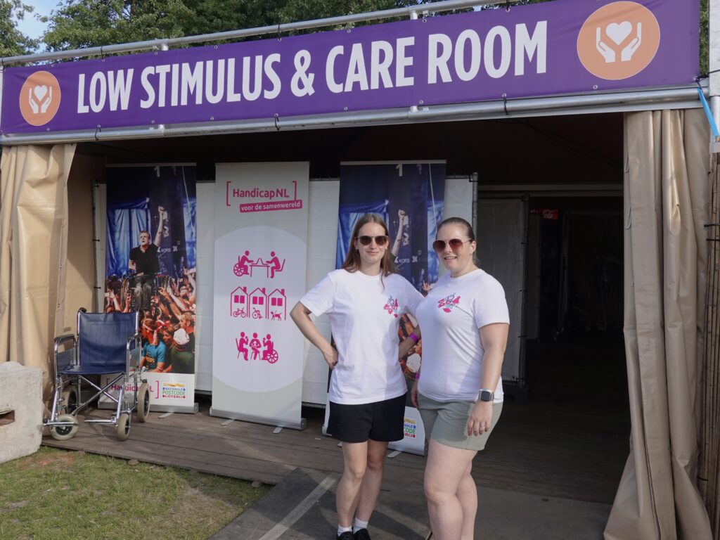 De prikkelarme ruimte van HandicapNL op Milkshake