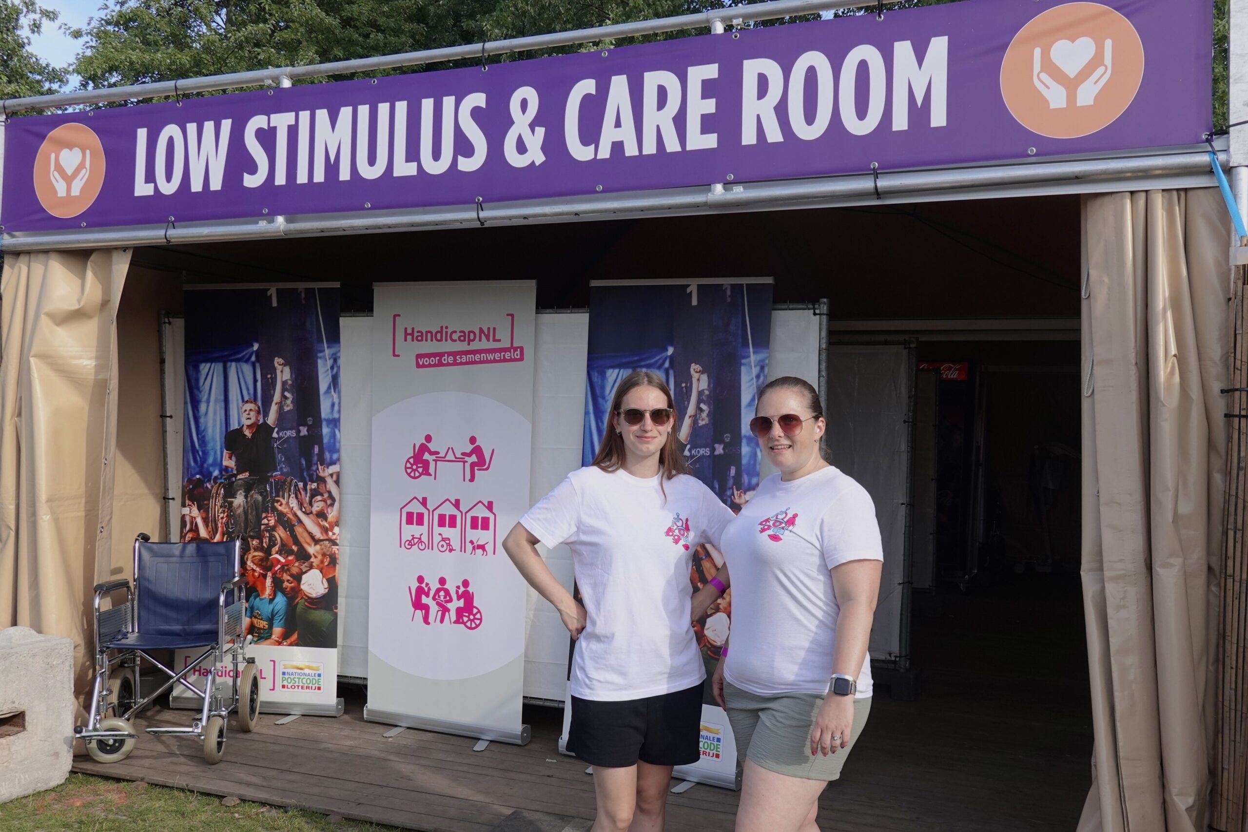 De prikkelarme ruimte van HandicapNL op Milkshake